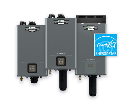 High-Efficiency Condensing Gas Tankless Water Heaters