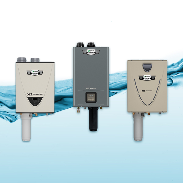 Group of tankless water heaters