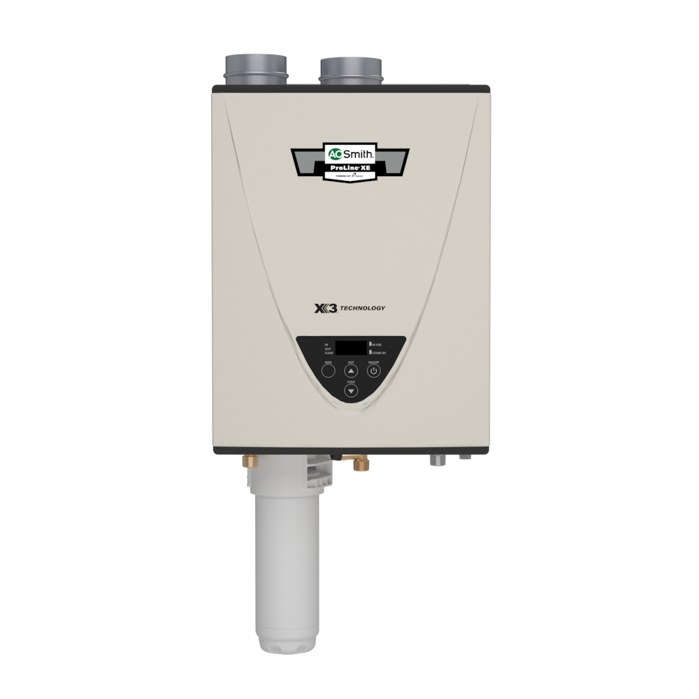 ProLine® XE Ultra-Low NOx Indoor Natural Gas Tankless Water Heater With ...